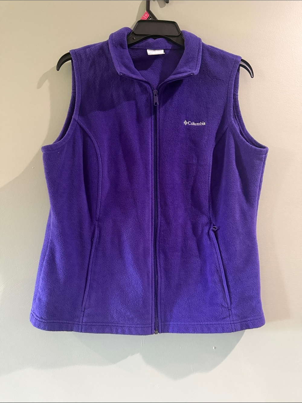 Columbia Purple Full-Zip Fleece Vest